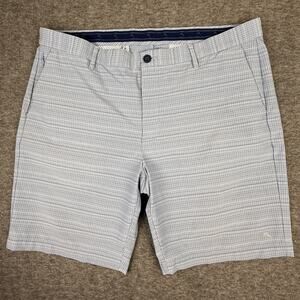 Tommy Bahama Men's Performance Shorts Striped Chino size 40 waist Hula Girl
